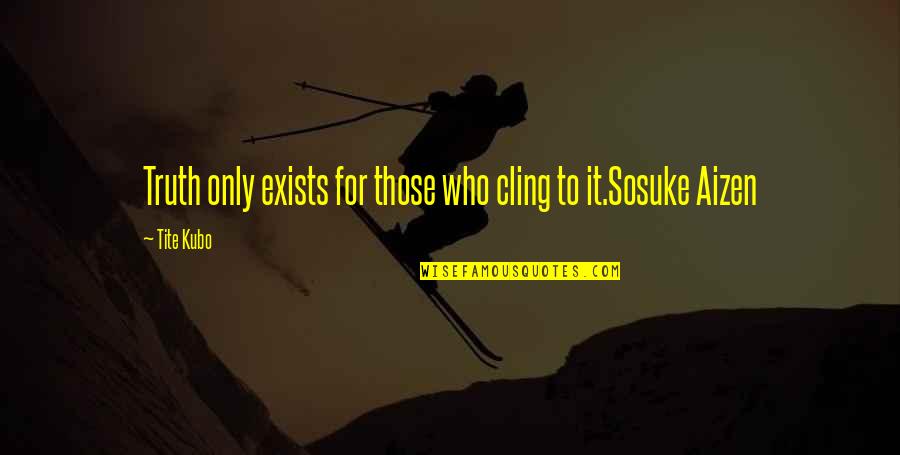 Katashi Air Quotes By Tite Kubo: Truth only exists for those who cling to