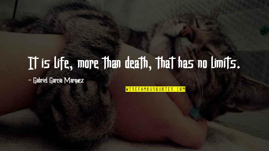 Kigen Quotes By Gabriel Garcia Marquez: It is life, more than death, that has