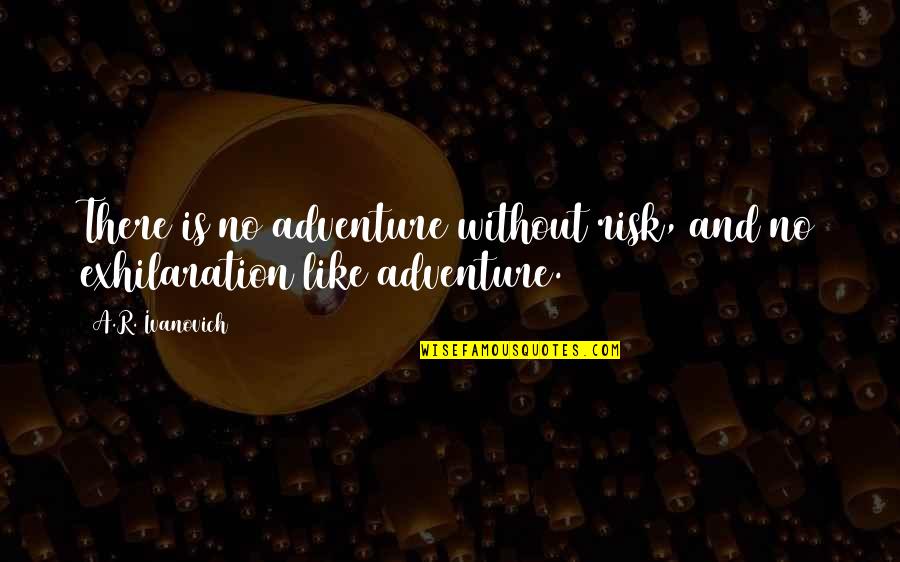 Kodjovi Quenum Quotes By A.R. Ivanovich: There is no adventure without risk, and no