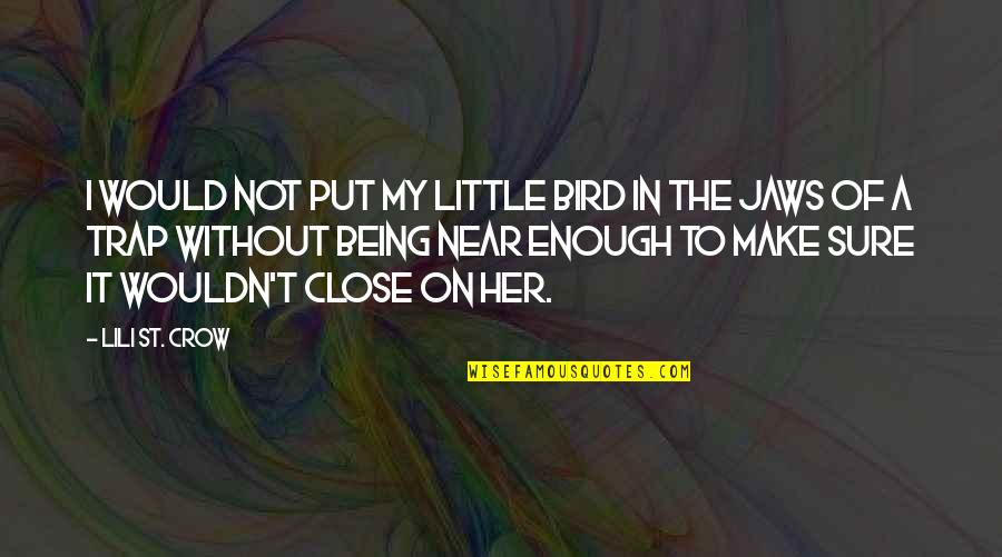 Kojem Skupu Quotes By Lili St. Crow: I would not put my little bird in