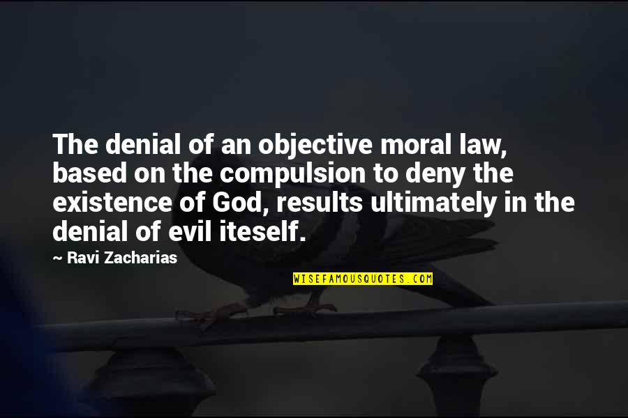 Kowalkowski Andrew Quotes By Ravi Zacharias: The denial of an objective moral law, based