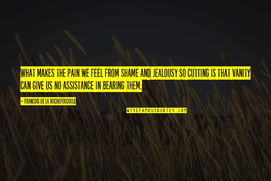 Krijestorac Mirsad Quotes By Francois De La Rochefoucauld: What makes the pain we feel from shame