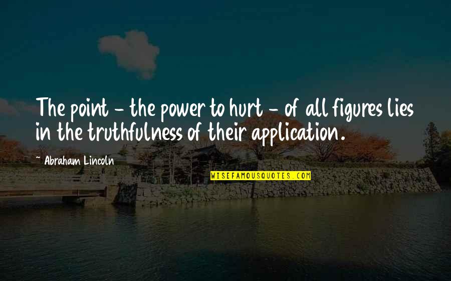 Kudirka Vincas Quotes By Abraham Lincoln: The point - the power to hurt -