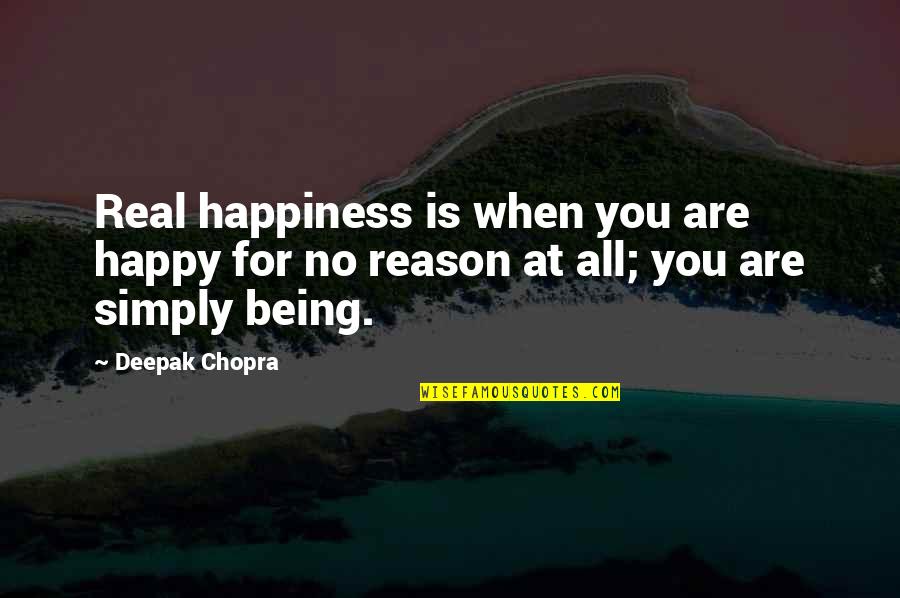 Kuntala Quotes By Deepak Chopra: Real happiness is when you are happy for