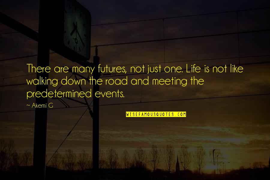 Lazy Sunday Morning Quotes By Akemi G: There are many futures, not just one. Life