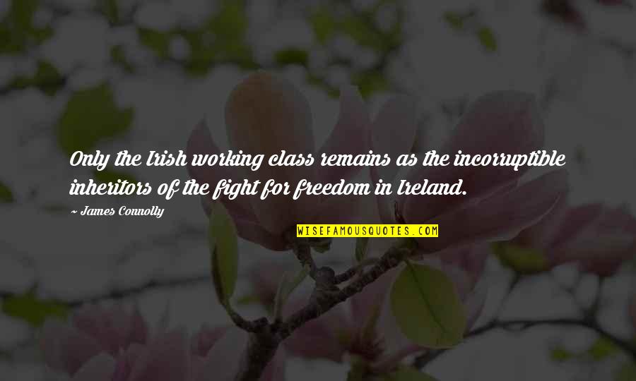 Ldr Quotes By James Connolly: Only the Irish working class remains as the