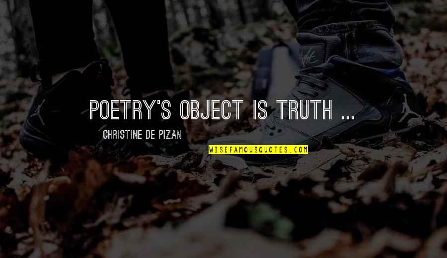 Leh Ladakh Bike Trip Quotes By Christine De Pizan: Poetry's object is truth ...