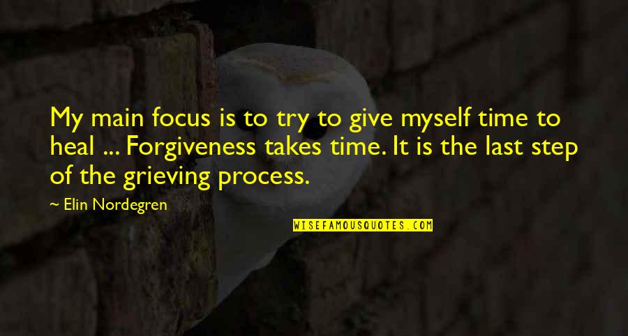 Lemoyenformat Quotes By Elin Nordegren: My main focus is to try to give