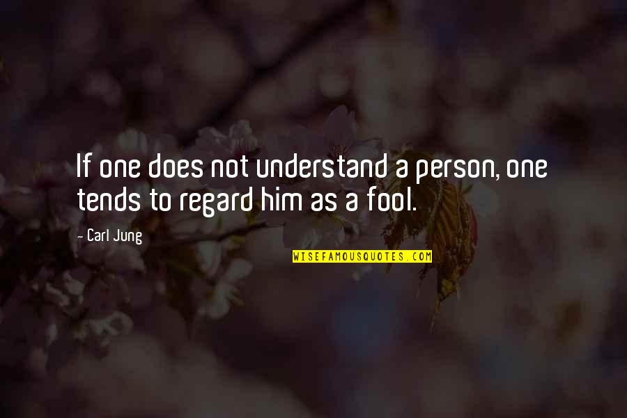 Leon Kennedy Degeneration Quotes By Carl Jung: If one does not understand a person, one