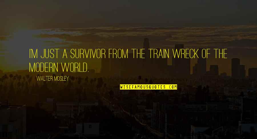 Leonid Mcgill Quotes By Walter Mosley: I'm just a survivor from the train wreck