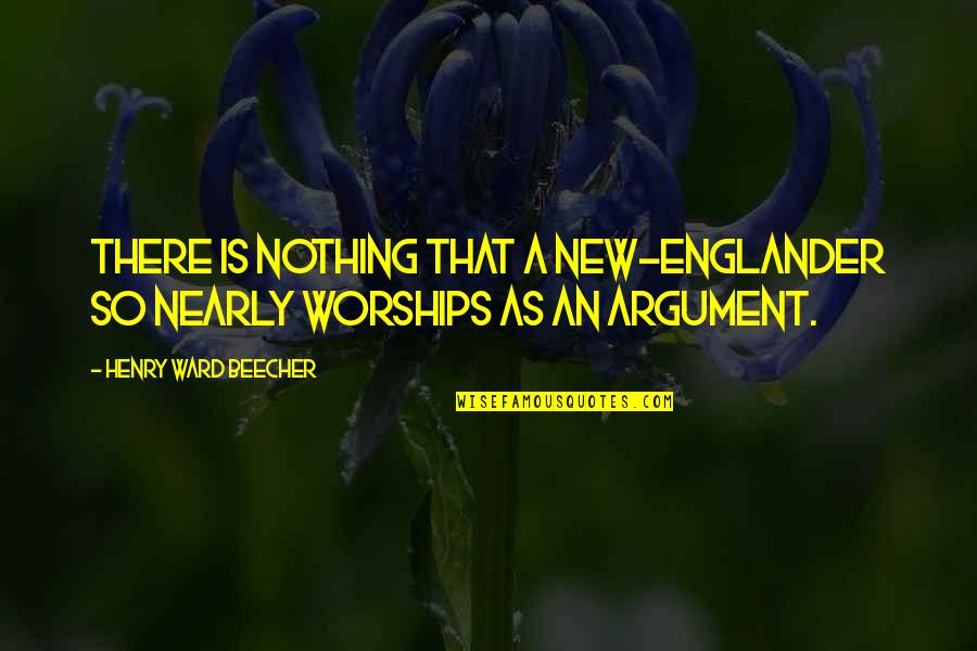 Likewise Crossword Quotes By Henry Ward Beecher: There is nothing that a New-Englander so nearly