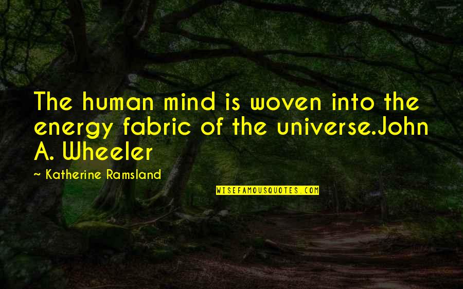 Lil St Crow Quotes By Katherine Ramsland: The human mind is woven into the energy