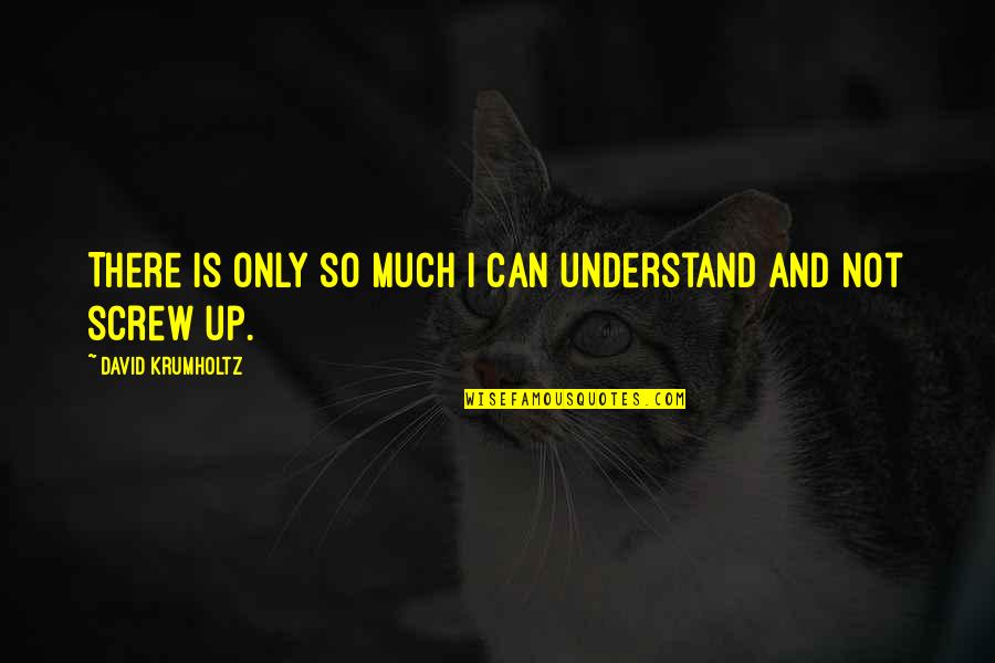 Lindsay In The Lovely Bones Quotes By David Krumholtz: There is only so much I can understand