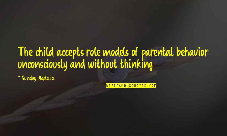 Linux Tr Remove Double Quotes By Sunday Adelaja: The child accepts role models of parental behavior