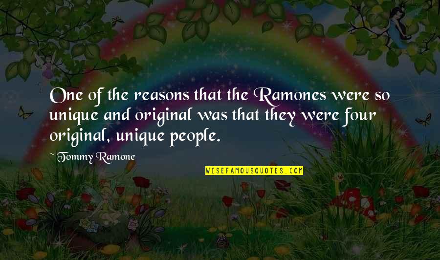 Liquides En Quotes By Tommy Ramone: One of the reasons that the Ramones were