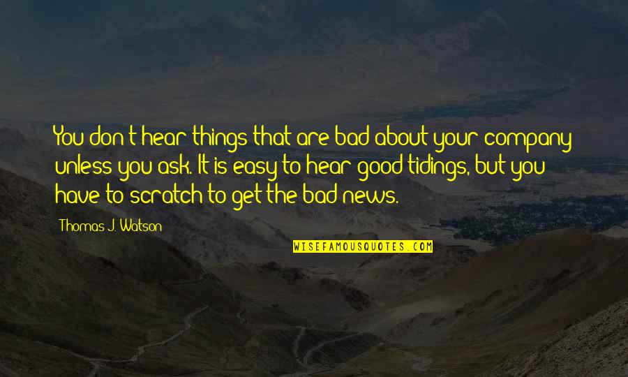 Live Nation Stock Quotes By Thomas J. Watson: You don't hear things that are bad about