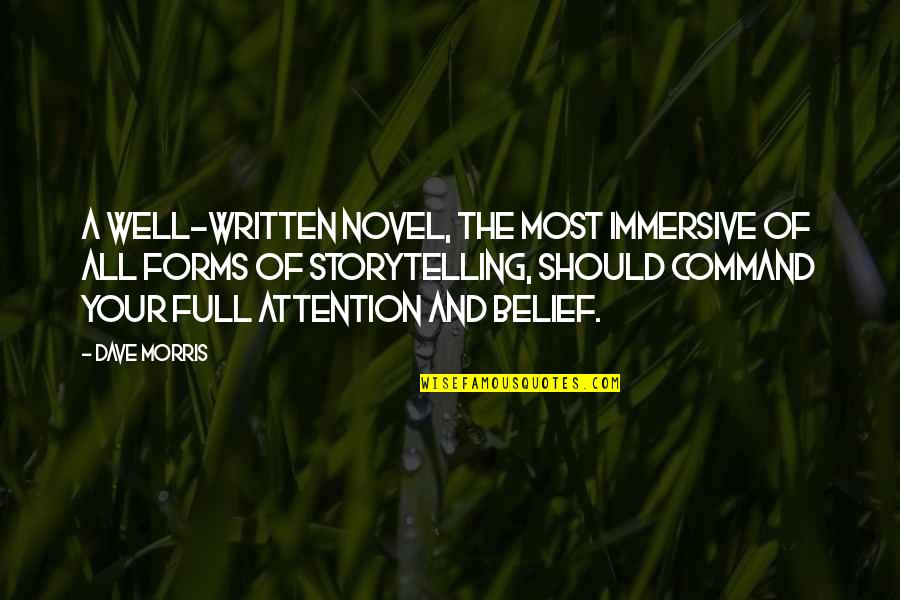 Llevar En Ingles Quotes By Dave Morris: A well-written novel, the most immersive of all