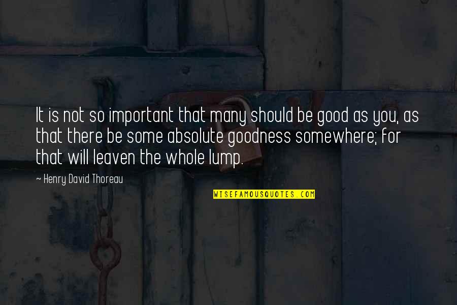 Logike Cargo Quotes By Henry David Thoreau: It is not so important that many should