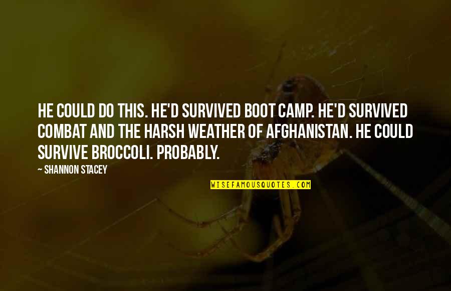 Lunderstedt Group Quotes By Shannon Stacey: He could do this. He'd survived boot camp.