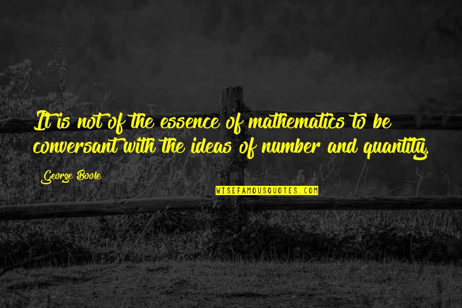 Magdalensberg Quotes By George Boole: It is not of the essence of mathematics