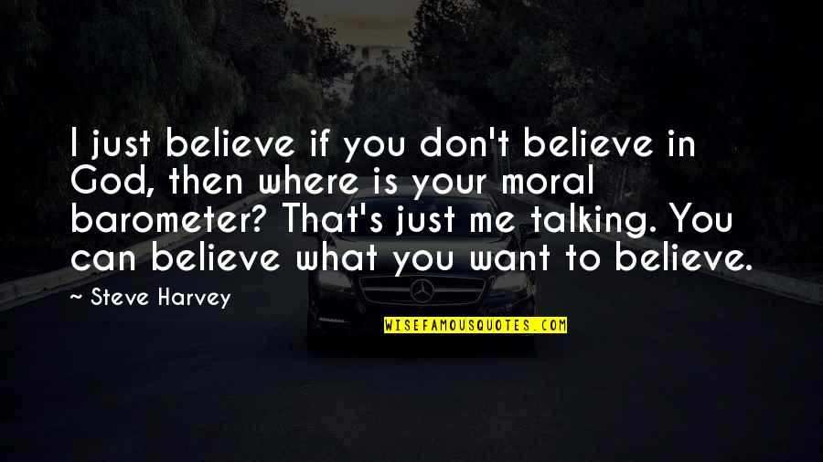 Magdalensberg Quotes By Steve Harvey: I just believe if you don't believe in