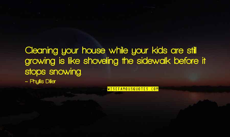 Mahigaming Quotes By Phyllis Diller: Cleaning your house while your kids are still