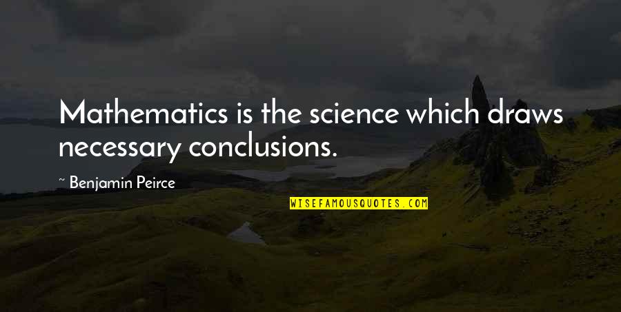 Markdown Smart Quotes By Benjamin Peirce: Mathematics is the science which draws necessary conclusions.