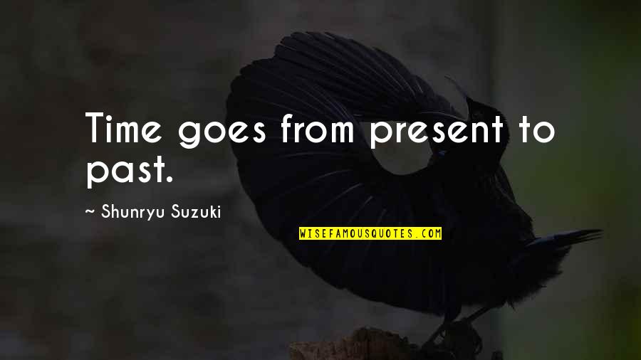 Marzillis Grinders Quotes By Shunryu Suzuki: Time goes from present to past.