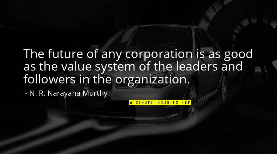 May 18th Zodiac Quotes By N. R. Narayana Murthy: The future of any corporation is as good