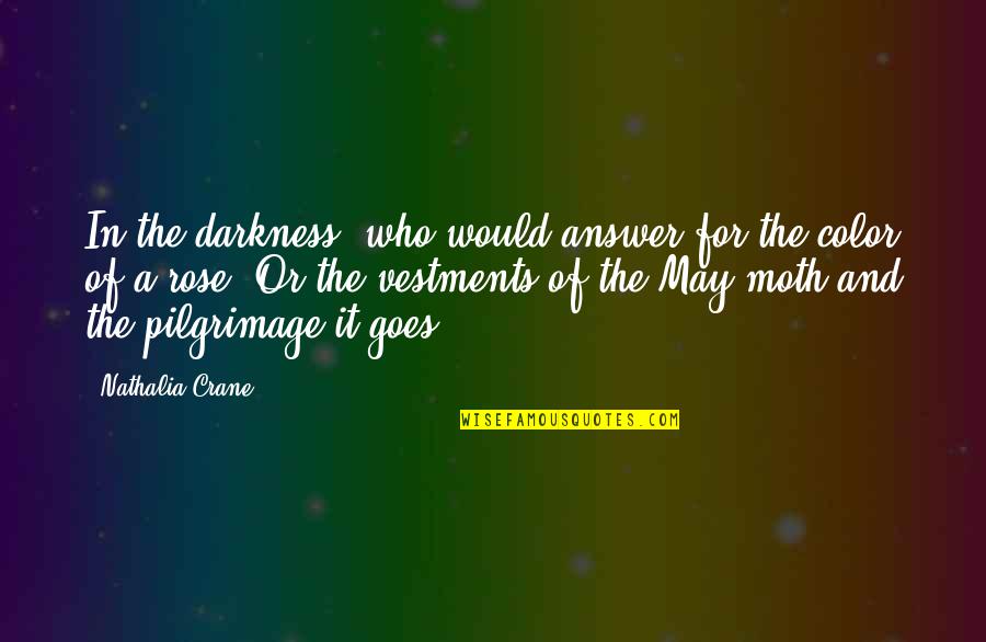 Mayoristas Barrio Quotes By Nathalia Crane: In the darkness, who would answer for the