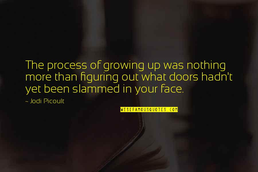 Mcelheney And Associates Quotes By Jodi Picoult: The process of growing up was nothing more