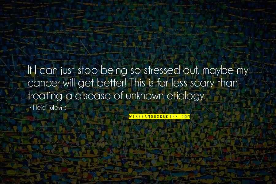 Meinzer Photography Quotes By Heidi Julavits: If I can just stop being so stressed