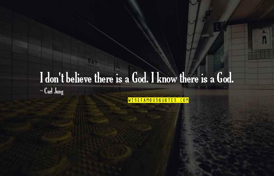 Melikov Ruslan Quotes By Carl Jung: I don't believe there is a God. I