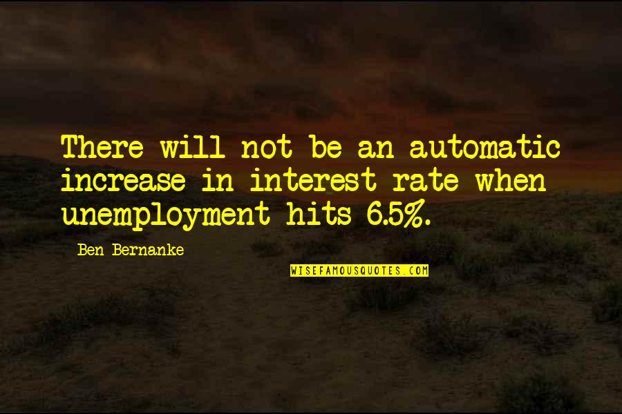 Mempertimbangkan Perbedaan Quotes By Ben Bernanke: There will not be an automatic increase in