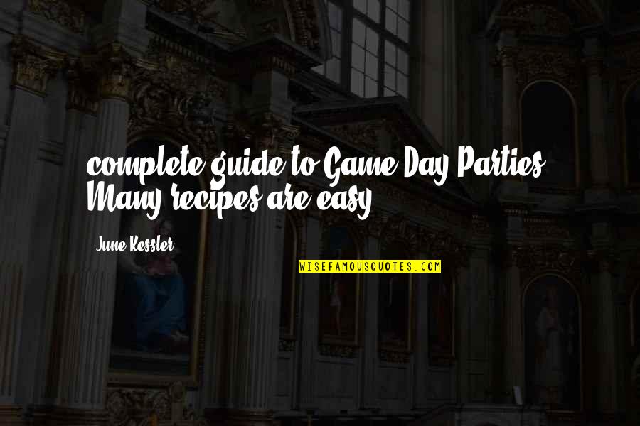 Menerusi Quotes By June Kessler: complete guide to Game Day Parties. Many recipes