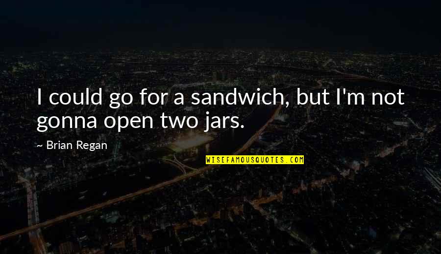 Meribeth Mcintyre Quotes By Brian Regan: I could go for a sandwich, but I'm