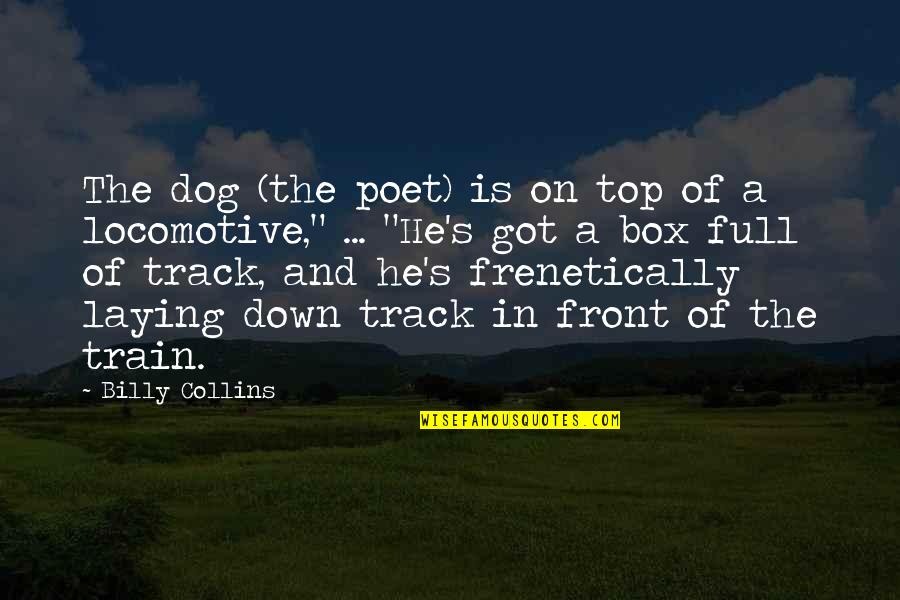 Meterlength Quotes By Billy Collins: The dog (the poet) is on top of