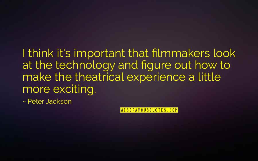 Meurens Herve Quotes By Peter Jackson: I think it's important that filmmakers look at