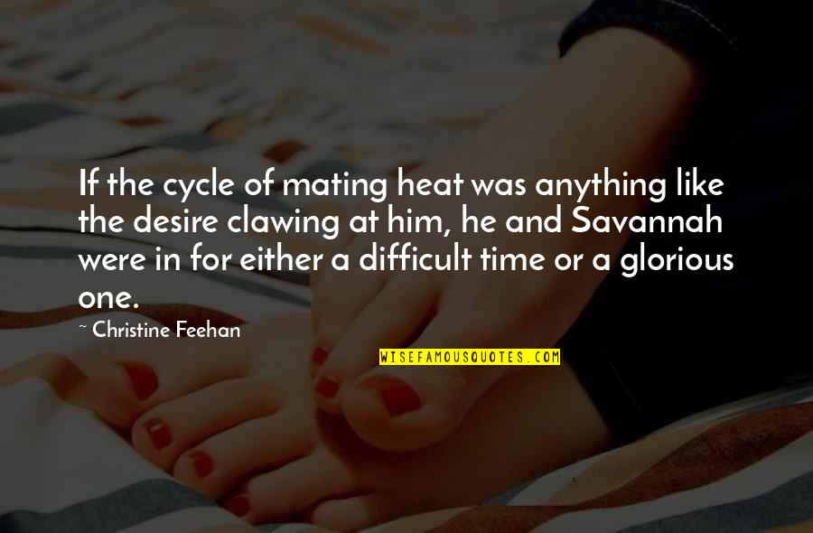 Midstokke Family Dentistry Quotes By Christine Feehan: If the cycle of mating heat was anything