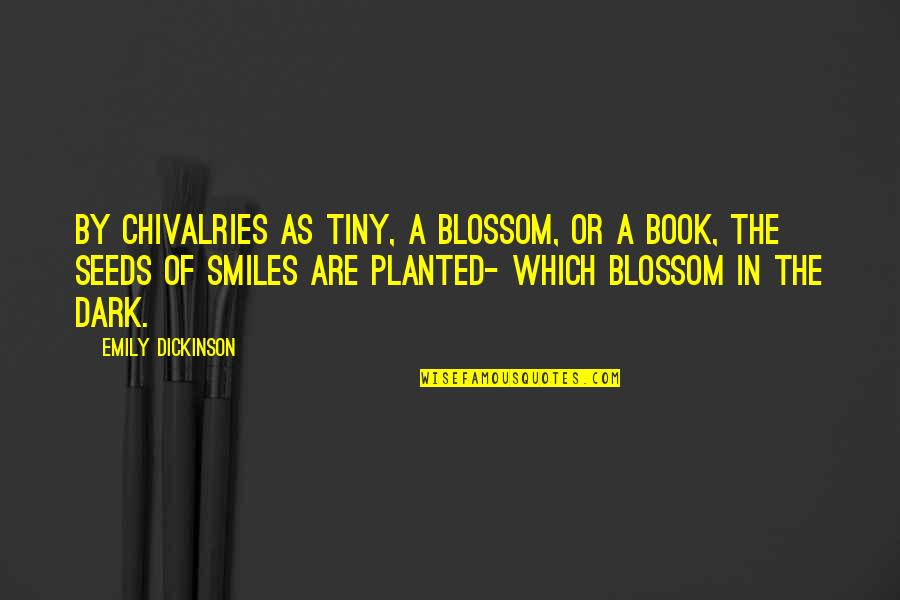 Misimovic Zvjezdan Quotes By Emily Dickinson: By Chivalries as tiny, A Blossom, or a