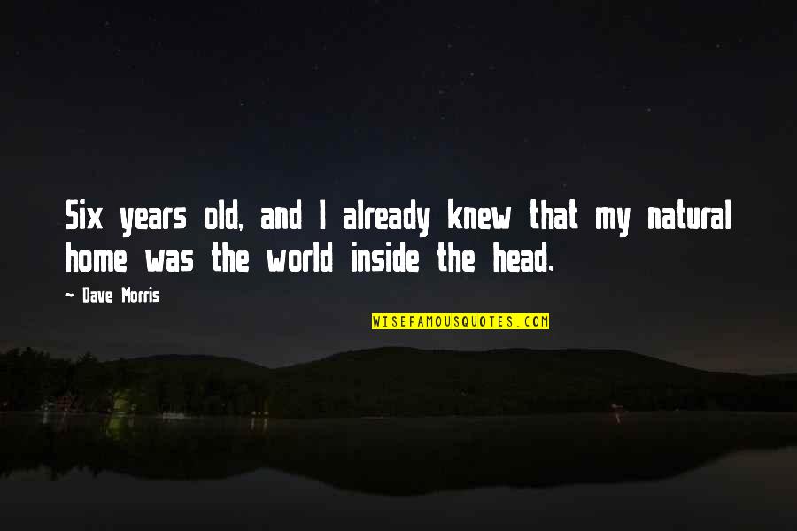 Missing You Tonight Quotes By Dave Morris: Six years old, and I already knew that