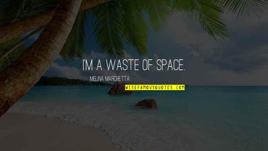 Missouri Home Insurance Quotes By Melina Marchetta: I'm a waste of space.