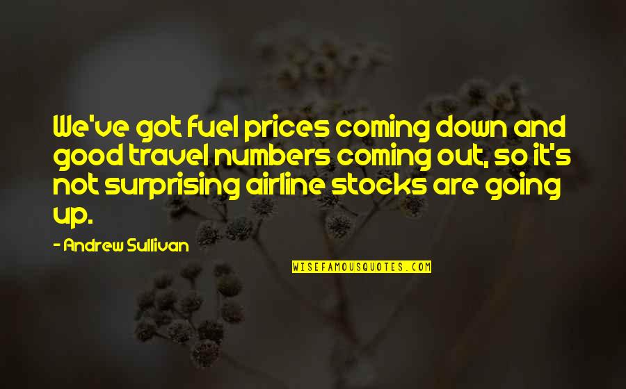 Most Surprising Quotes By Andrew Sullivan: We've got fuel prices coming down and good