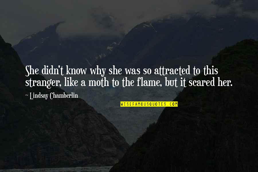 Moth Like Quotes By Lindsay Chamberlin: She didn't know why she was so attracted