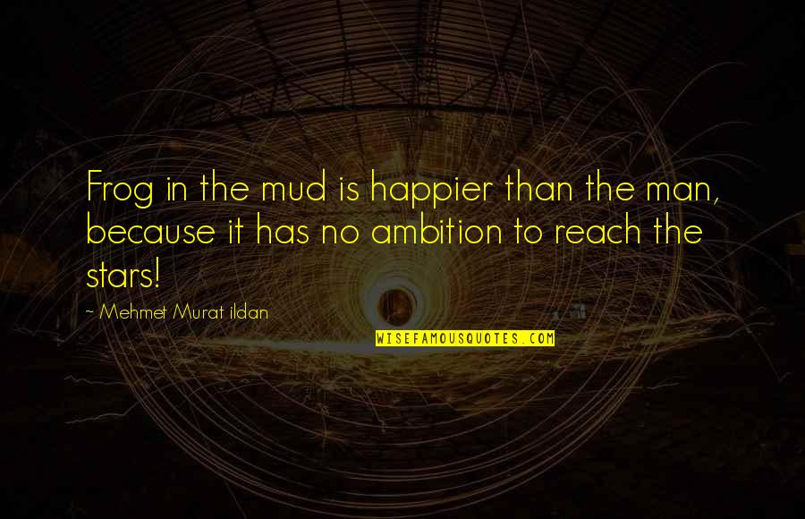 Mud Out Quotes By Mehmet Murat Ildan: Frog in the mud is happier than the