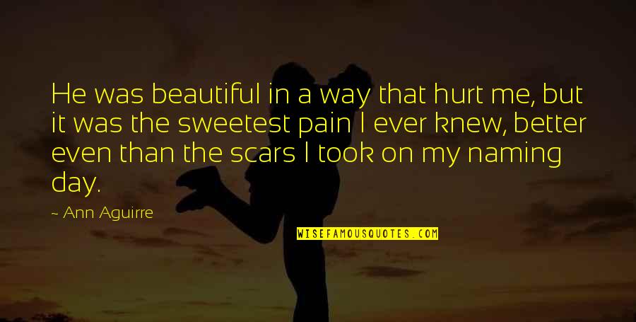 My Pain Quotes By Ann Aguirre: He was beautiful in a way that hurt