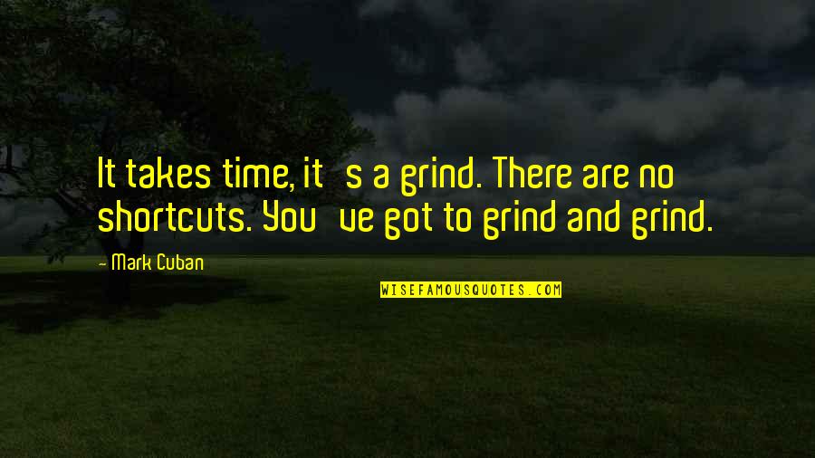 Nanligaw In English Quotes By Mark Cuban: It takes time, it's a grind. There are