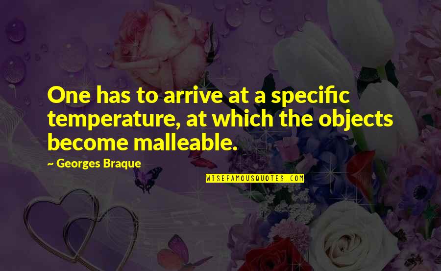 Naughty Christmas Sayings And Quotes By Georges Braque: One has to arrive at a specific temperature,