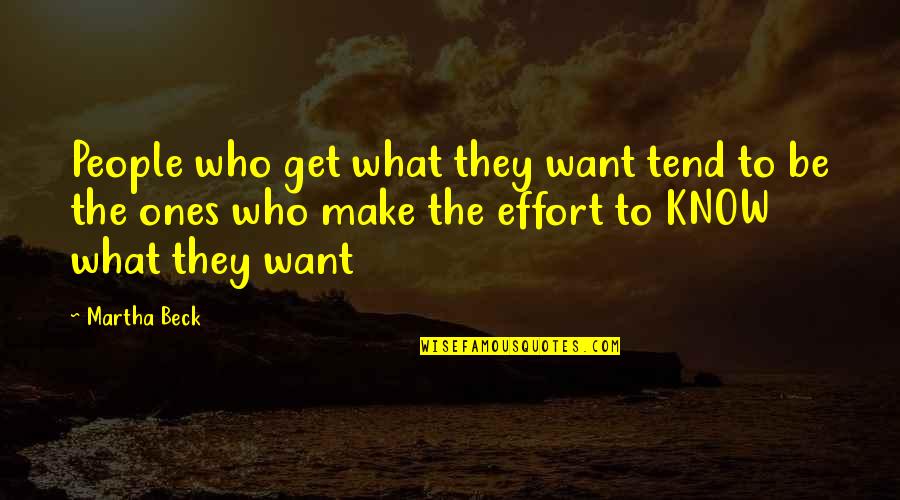 New Advertising Quotes By Martha Beck: People who get what they want tend to