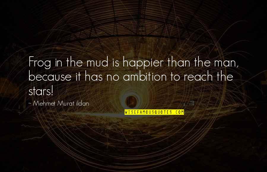 No Man Is Quotes By Mehmet Murat Ildan: Frog in the mud is happier than the